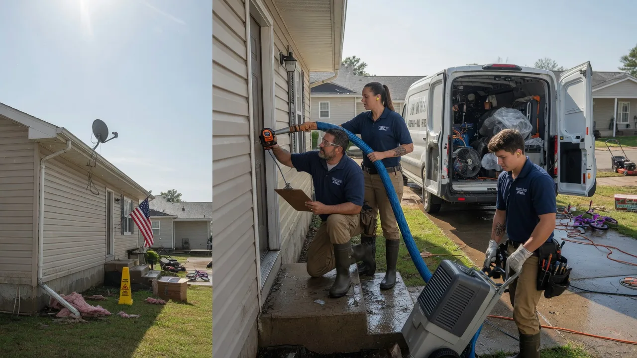 Ceiling Water Damage Restoration in Nashville, MI near me
